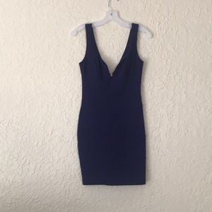 Blue cocktail dress